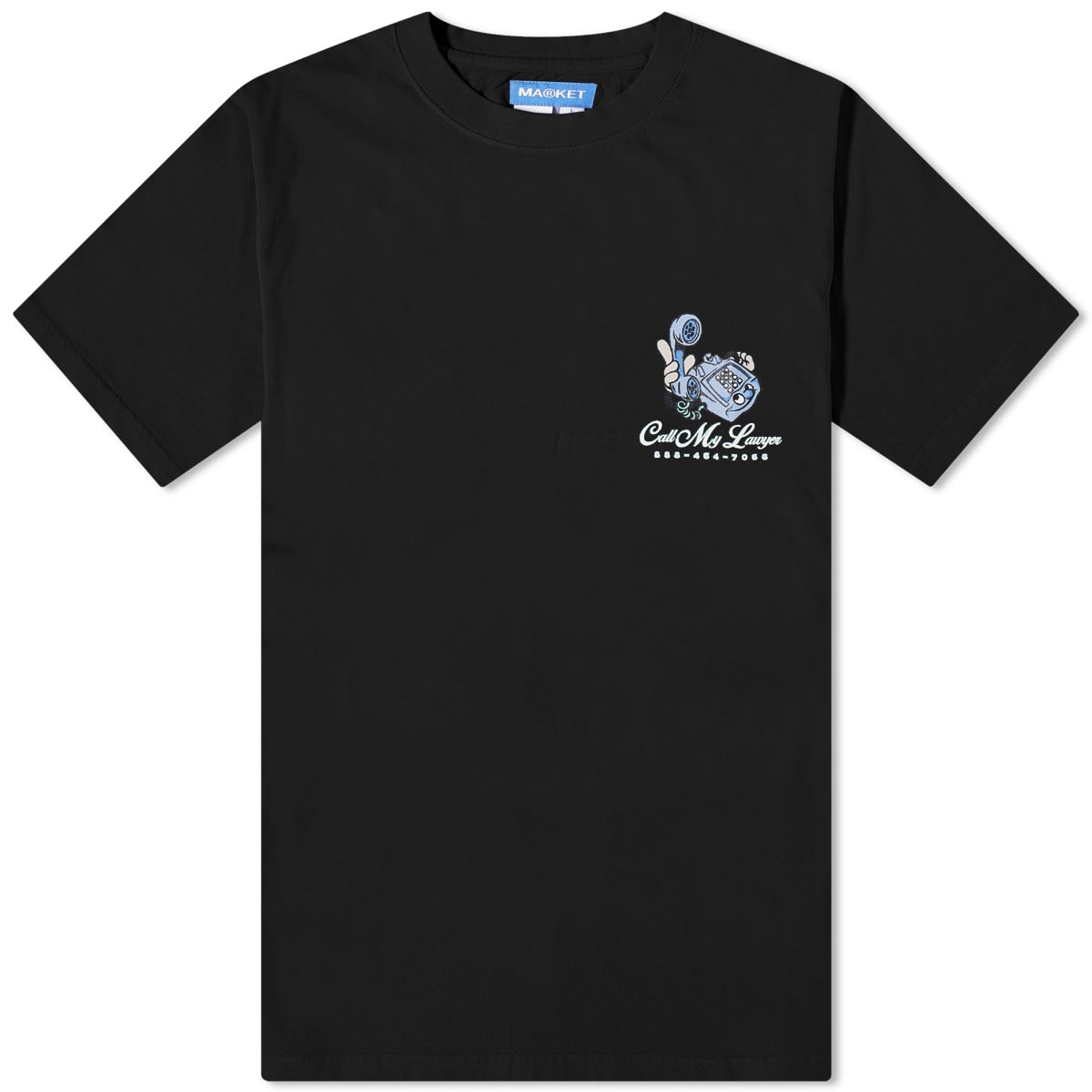 Тениска MARKET Fear My Lawyer T-Shirt Черно | 399001663-WBK, 0