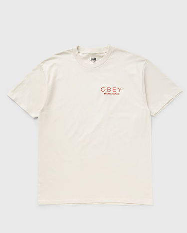 Тениска OBEY Maximus T-Shirt Бежово | 165264142-CRM, 1