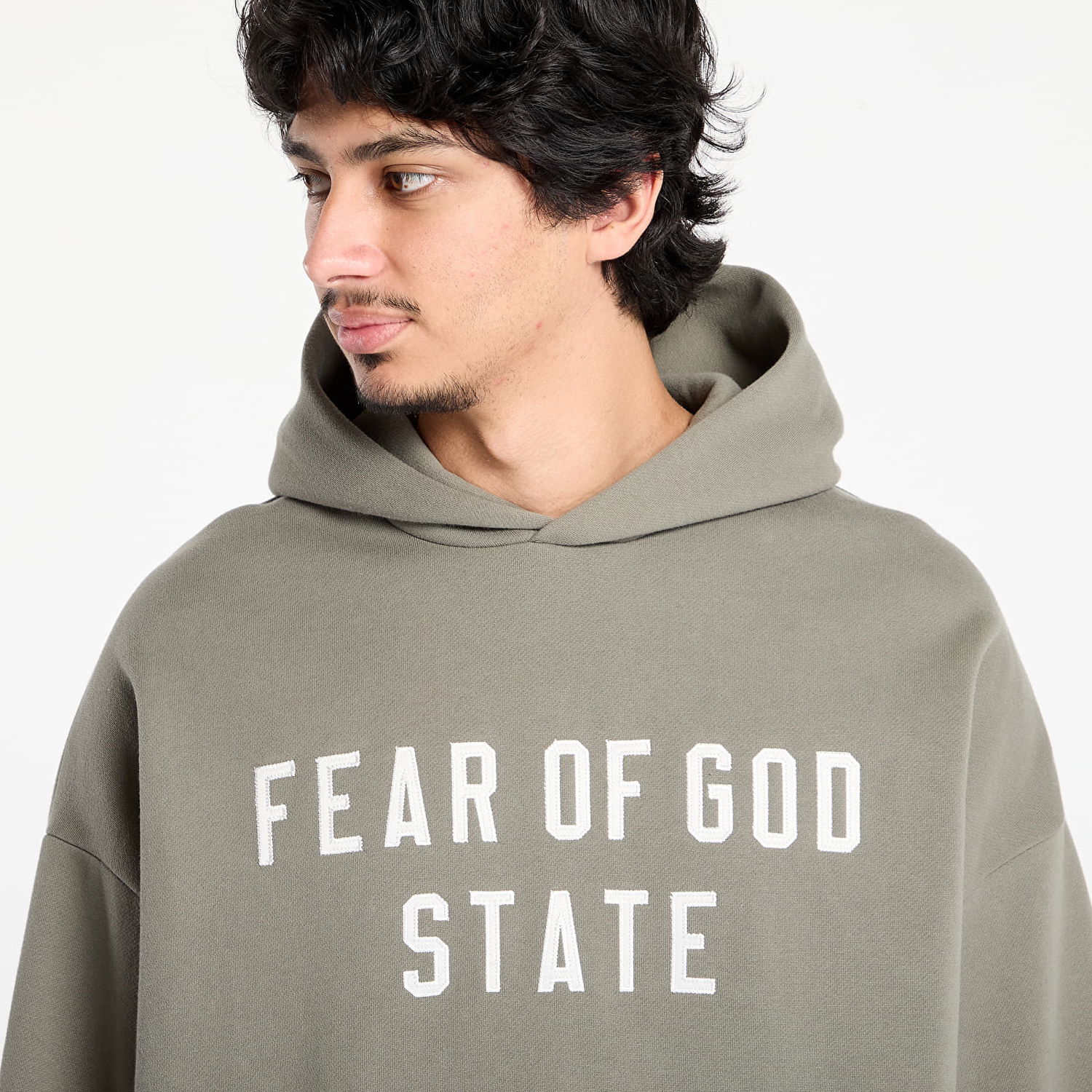 Суитчър Fear of God Fear of God Essentials 90's Hoodie Зелено | 192SP256217F-245, 1