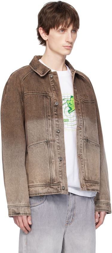 Яке Dime Dime Gradient Denim Jacket Кафяво | DIMESP253BRW, 1