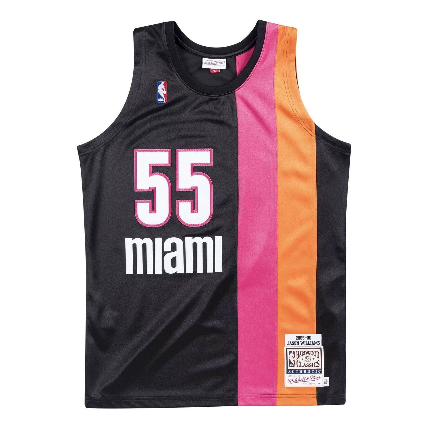 Фланелка Mitchell & Ness NBA Miami Heat Jason Williams Jersey Черно | AJY4EL18034-MHEBLCK05JWI, 0
