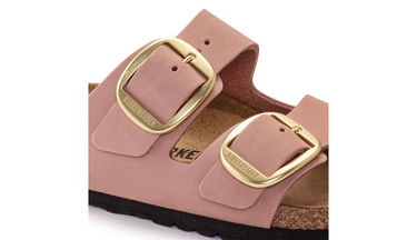 Кецове и обувки Birkenstock Arizona Big Buckle Nubuck Leather Sandals Розово | 1023963, 6