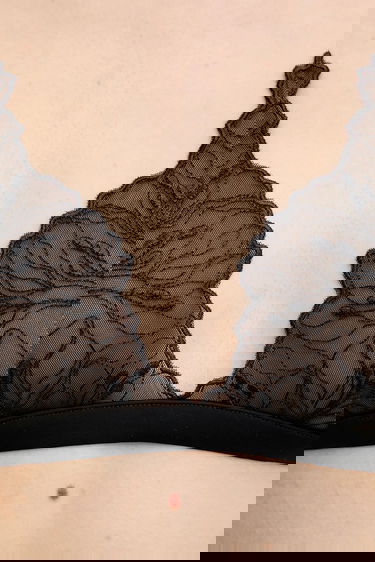 Сутиен Samsoe Samsoe Samsoe Samsoe SAAUDREY Triangle Bra Черно | F25100129, 3