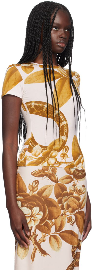 Тениска Miaou Miaou Eden Mini T-Shirt Бежово | 7026TJBEDN, 1