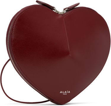 Чанта през рамо Alaïa Heart Shaped Leather Crossbody Bag Синьо | AA1P003C0Y75, 3