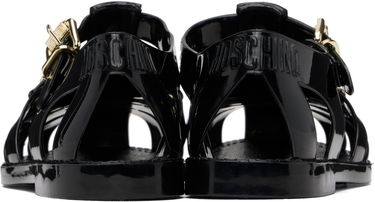 Аксесоари Moschino Moschino Jelly Lettering Logo Sandals Черно | MA16501G1M M20 000, 1