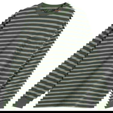 Тениска BEAMS Beams Plus Long Sleeve Pocket T-Shirt, Size Small Зелено | 3814-0087-048-65, 0