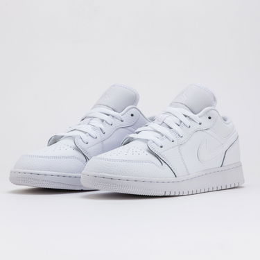 Кецове и обувки Jordan Jordan 1 Low GS Бяло | 553560-130, 1