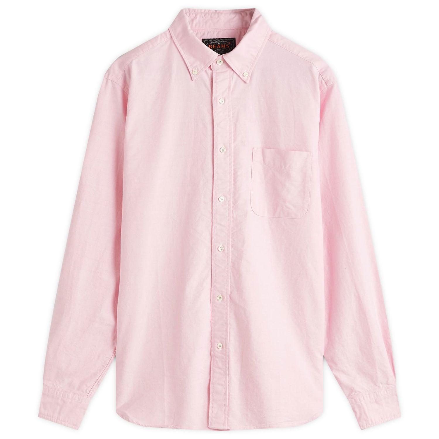 Риза BEAMS Beams Plus Button Down Oxford Shirt, Size Small Розово | 3811-0011-139-30, 1