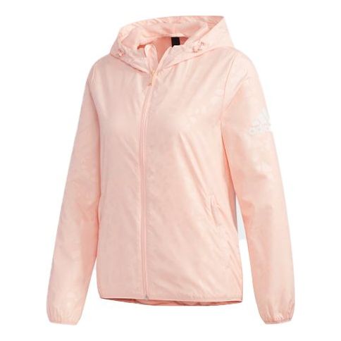Ветровка adidas Originals Alphabet Logo Flower Hooded Jacket Розово | FM9305, 0