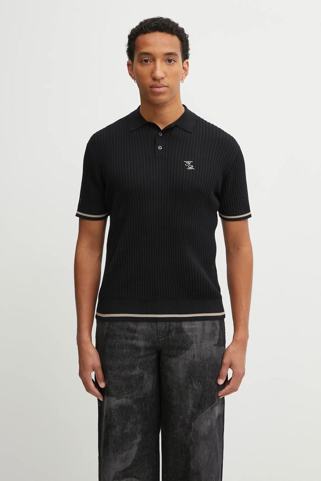 Cotton Fine Knit Polo