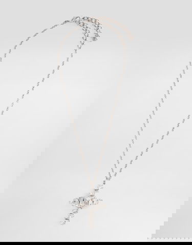 Колие Dolce & Gabbana Dolce & Gabbana Rhinestone Cross Pendant Necklace Металик | WNR8S8W111187655, 0