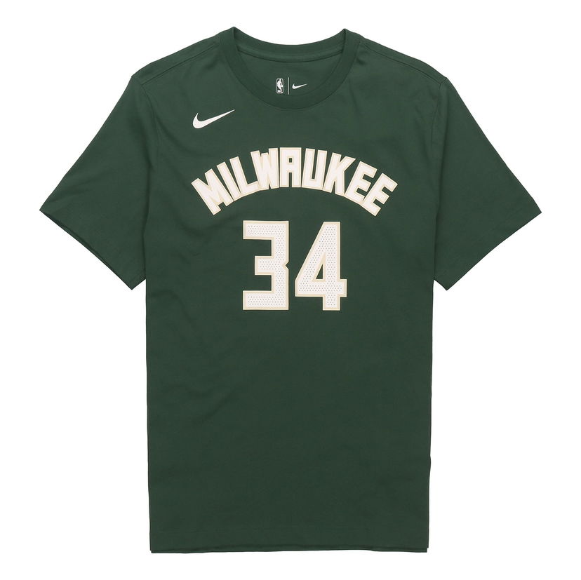 Фланелка Nike NBA Milwaukee Bucks #34 T-Shirt Зелено | CV8535-326