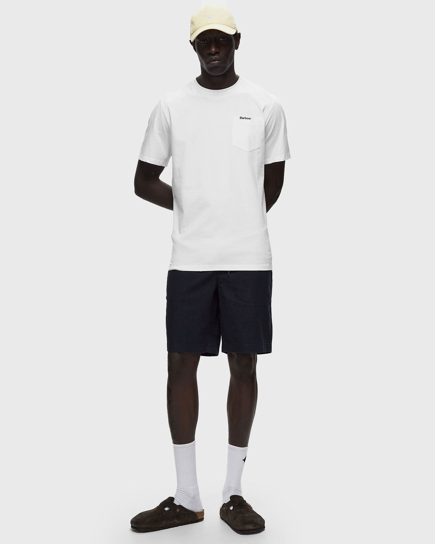 Тениска Barbour Langdon Pocket Tshirt Бяло | MTS1114WH11, 1