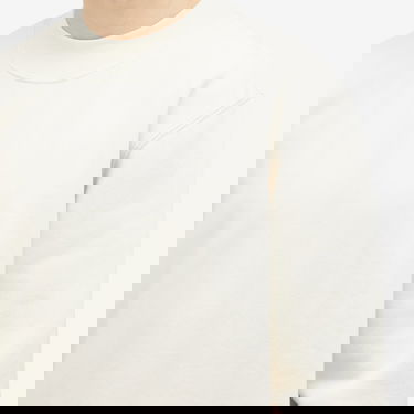 Суитчър LES TIEN Heavyweight Banded Mock Neck Polo Бяло | CF-1100-IVR, 5