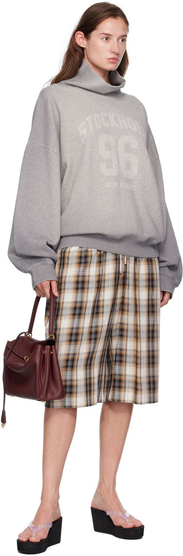 Пуловер Acne Studios Acne Studios High-Neck Turtleneck Sweatshirt Сиво | AI0166-, 3