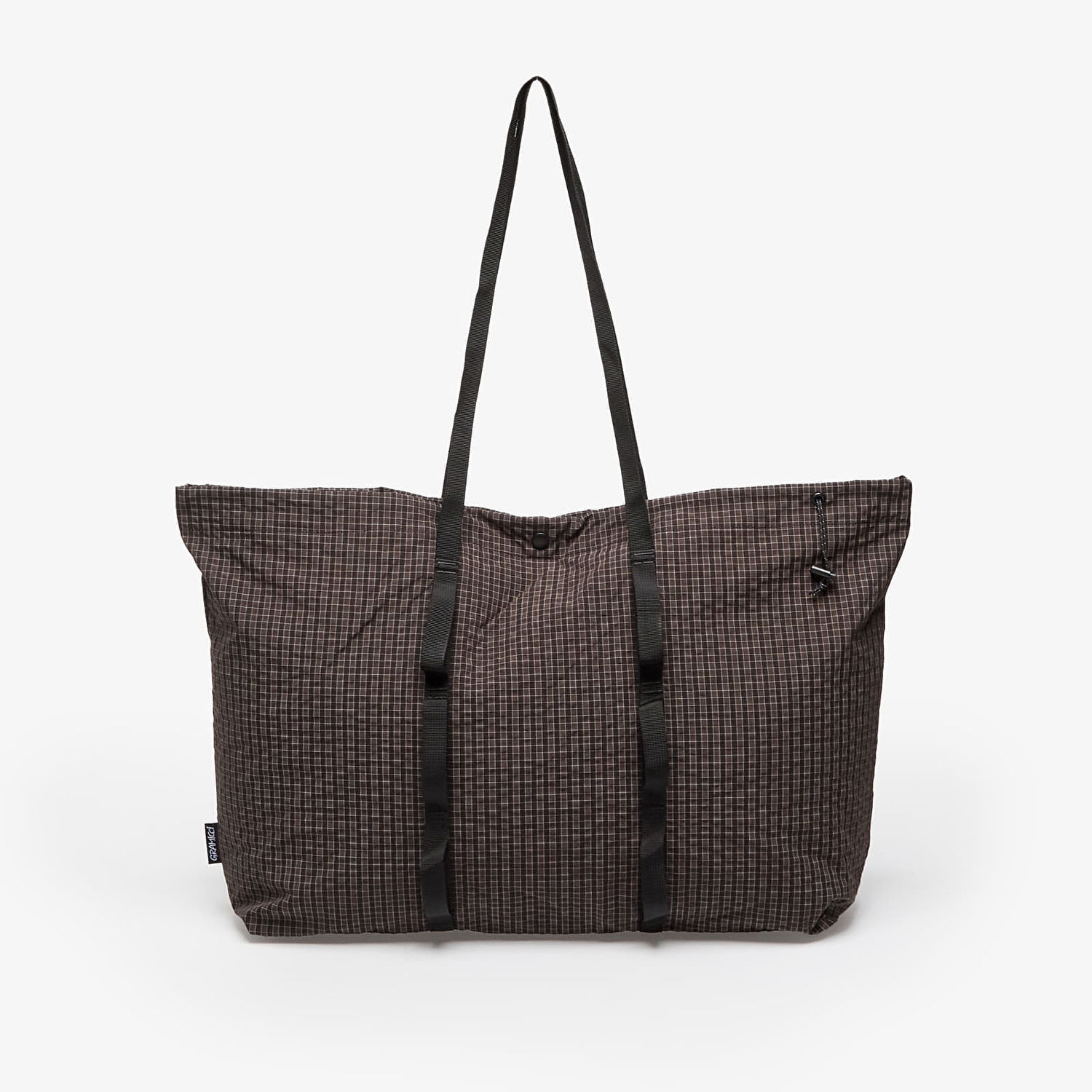 Голяма пазарска чанта GRAMICCI Gramicci Plaid Climbing Tote Bag Кафяво | G5FA-170 DEEP BROWN, 1