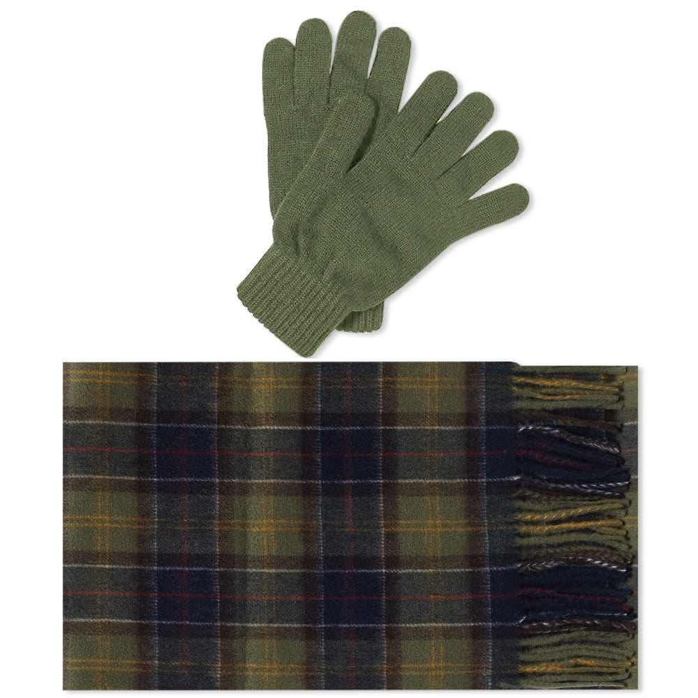 Шал Barbour Tartan Scarf & Glove Gift Set Многоцветен | MGS0018TN11, 0