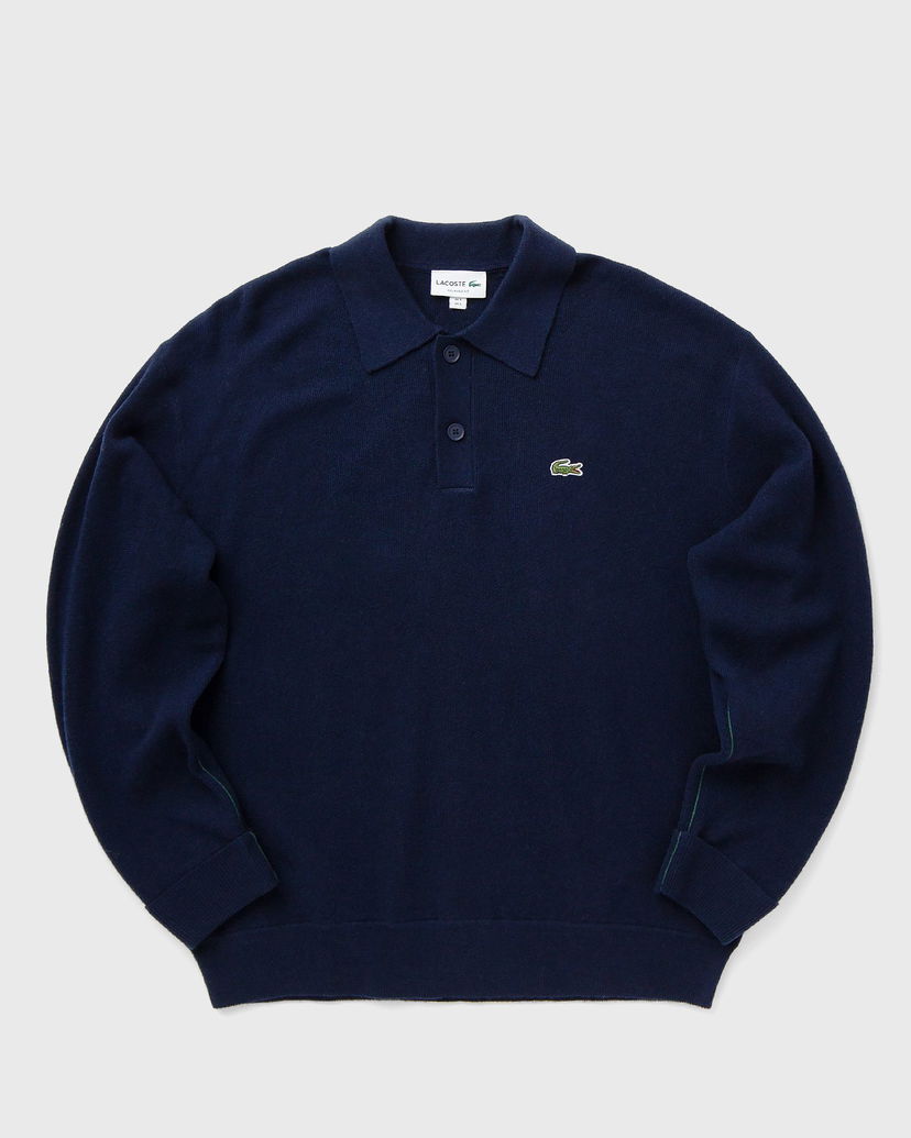 Пуловер Lacoste Long Sleeve Polo Pullover Синьо | AH0582-166