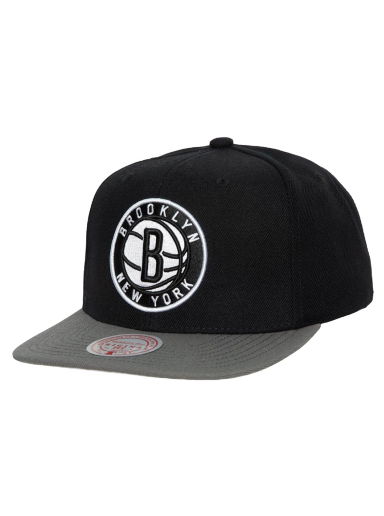 Шапка с козирка Mitchell & Ness NBA Team 2 Tone 2.0 Snapback Brooklyn Nets Черно | HHSS3264-BNEYYPPPBKGY