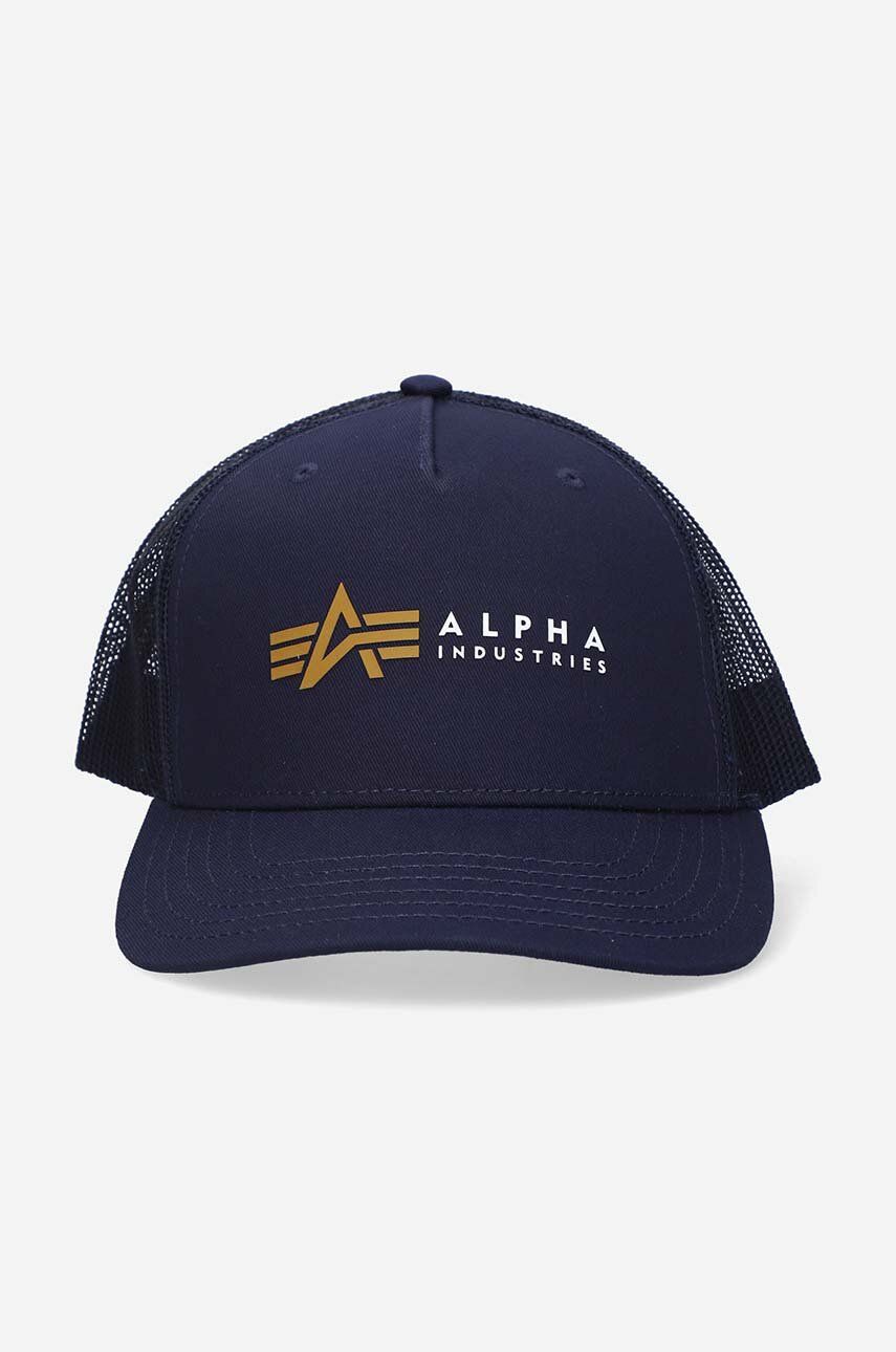 Шапка с козирка Alpha Industries Alpha Industries Trucker Cap Тъмно синьо | 106901.07, 1