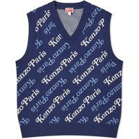 Жилетка KENZO Verdy x Knit Vest Тъмно синьо | FE55PU4583CB-77, 1