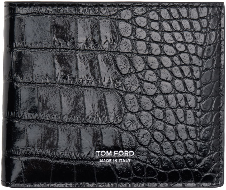 Портфейл Tom Ford Black Shiny Printed Wallet Черно | Y0228-LCL439S, 0