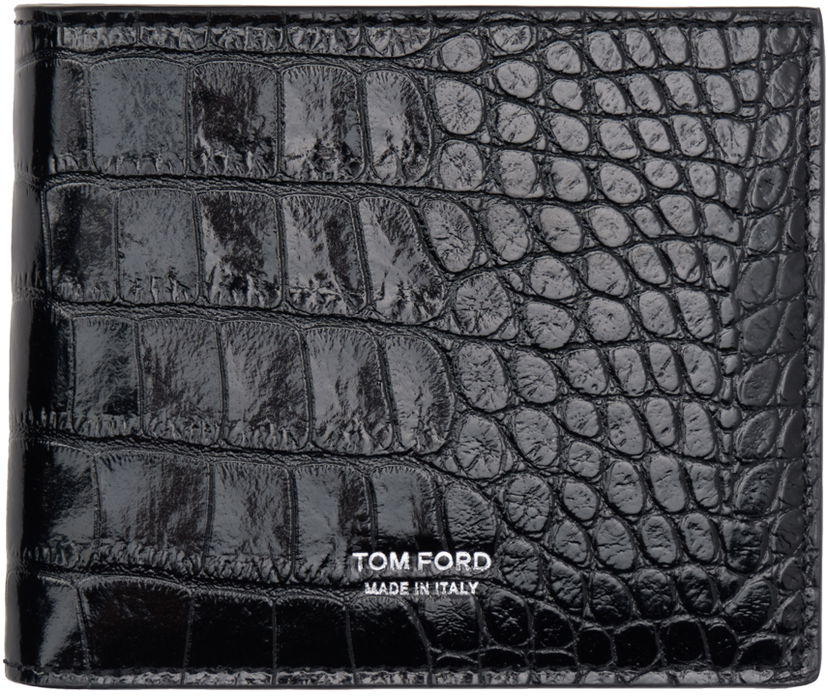 Портфейл Tom Ford Black Shiny Printed Wallet Черно | Y0228-LCL439S