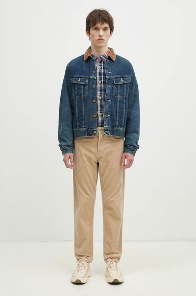 Blanket Lined Denim Work Jacket, 5