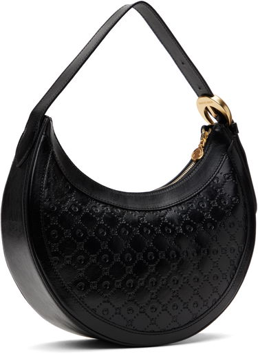 Дамска чанта Marine Serre Marine Serre Moonogram Embossed Leather Eclips Bag Черно | WBA020A CLEA0051, 2