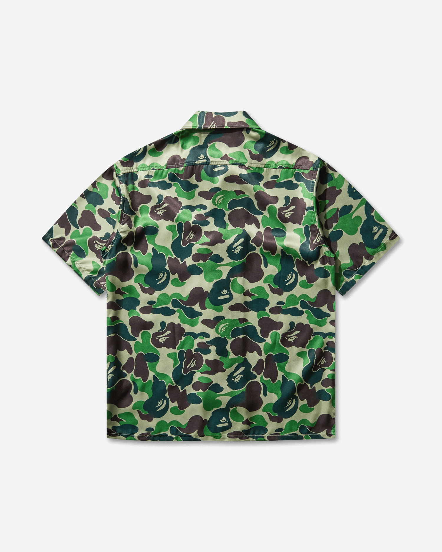 Риза BAPE ABC Camo Open Collar Shirt Зелено | 1L30132007 GREEN, 0