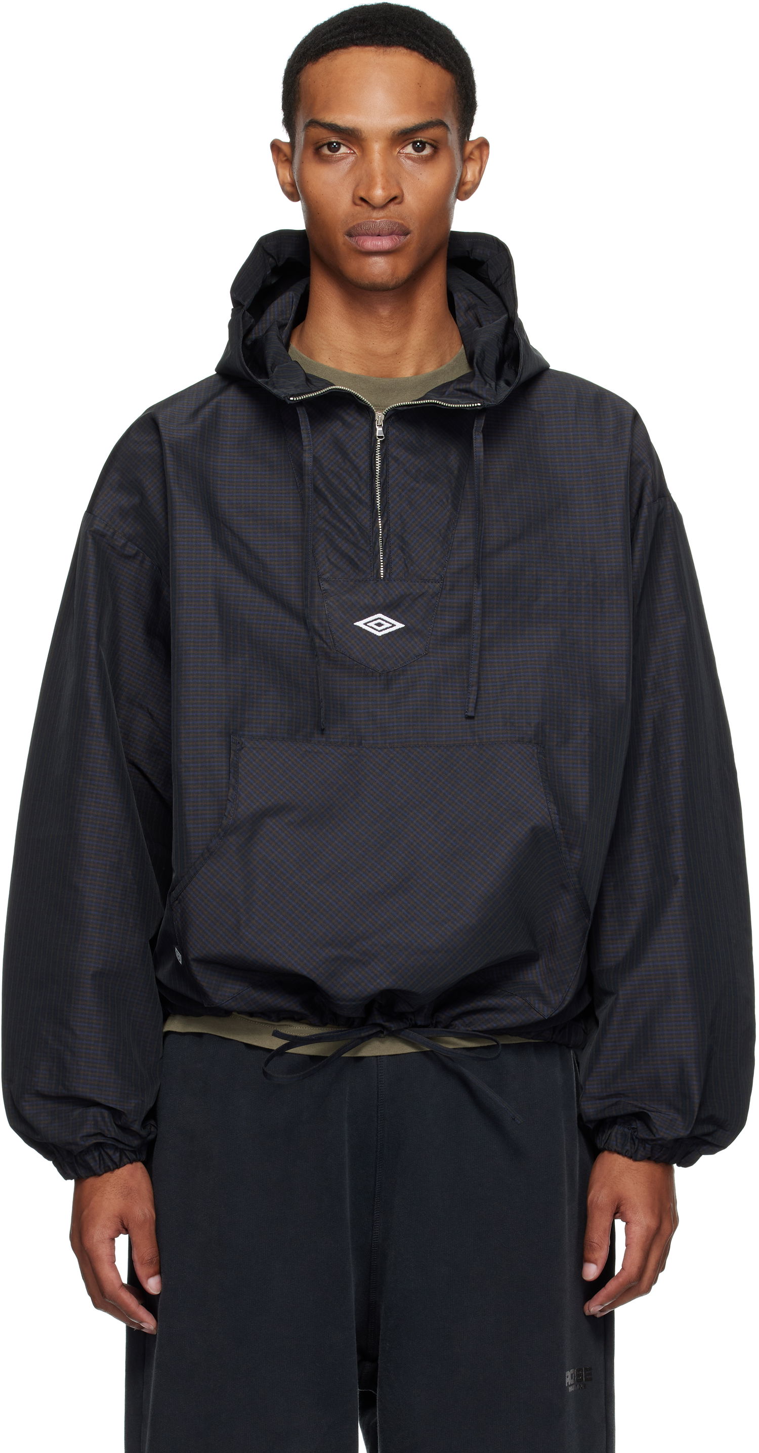 Ветровка Umbro Hooded Half-Zip Check Mask Anorak Многоцветен | UBMW0289FA185, 0
