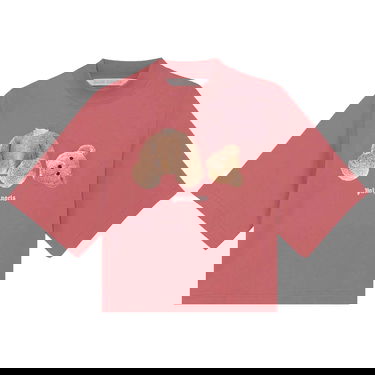 Тениска Palm Angels Bear Cropped Tee Бургунди | PWAA020F21JER0042860, 1