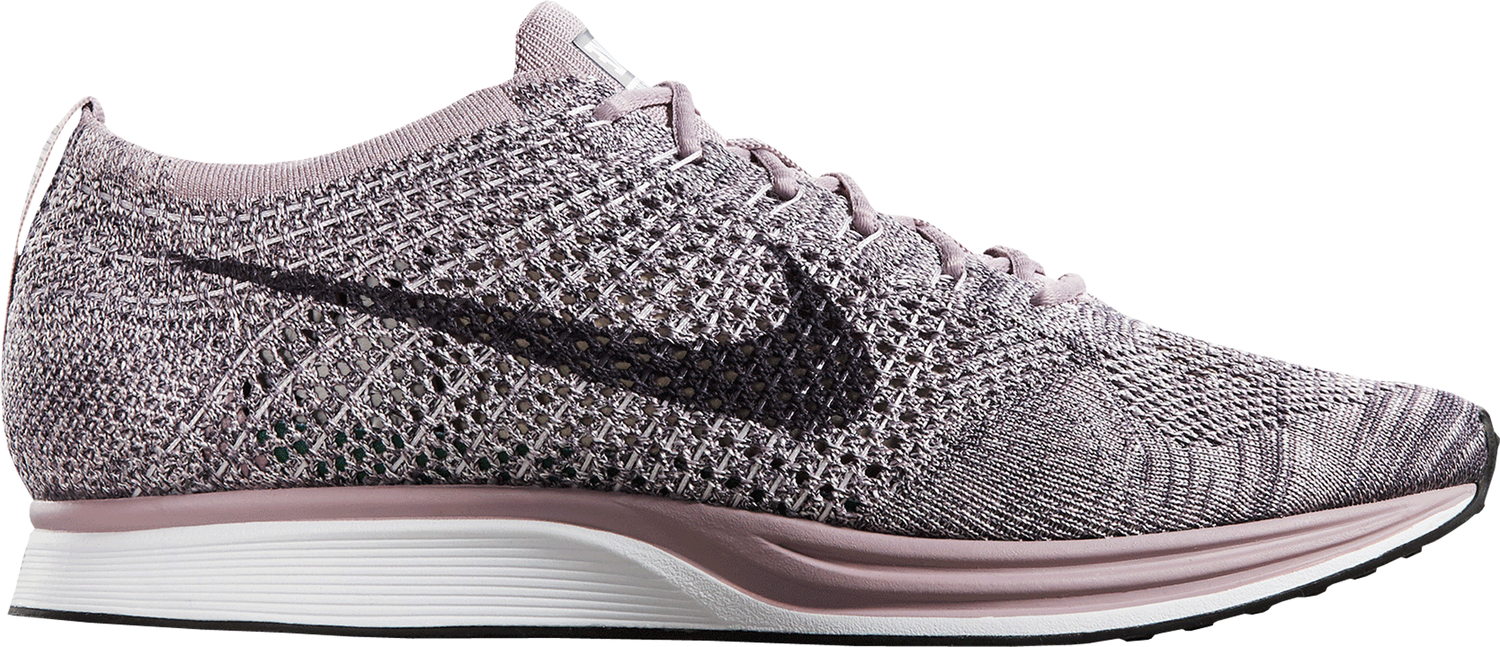 Кецове и обувки Nike Flyknit Racer Lavender Сиво | 526628-500, 0