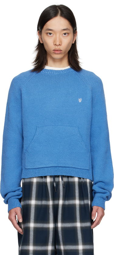 Пуловер Acne Studios Blue Crewneck Sweater Синьо | B60382-, 0