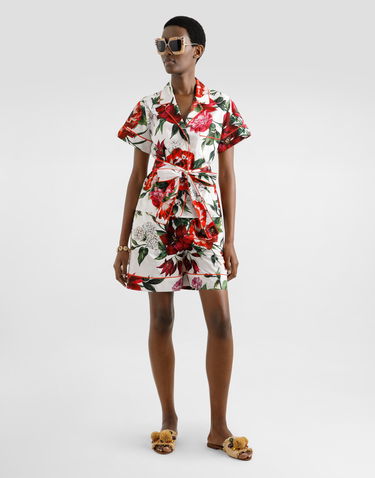 Къси панталони Dolce & Gabbana Dolce & Gabbana Floral Print Shorts Многоцветен | FTAM7THS5TQHA5PB, 3