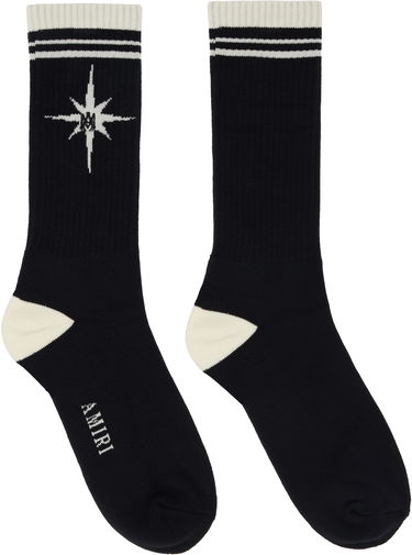 Чорапи AMIRI AMIRI Starburst Socks Черно | AMACSK1021, 0