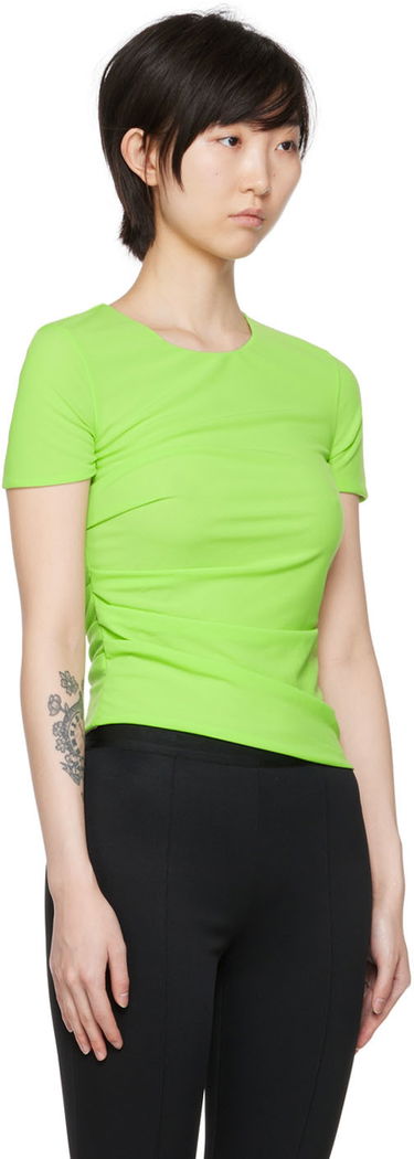 Тениска Helmut Lang Helmut Lang Reversible T-Shirt Кафяво | M05HW502, 4