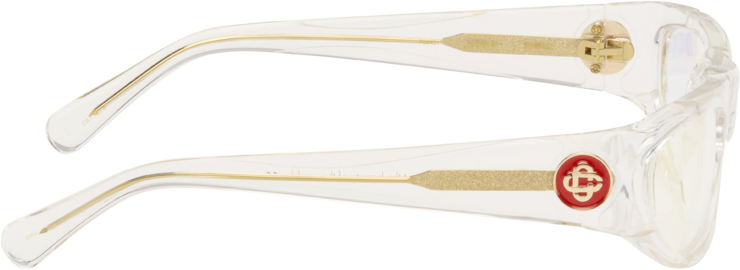 Слънчеви очила Casablanca Sport Wrap-around Sunglasses Бяло | A-AW25-EW-081-03, 1