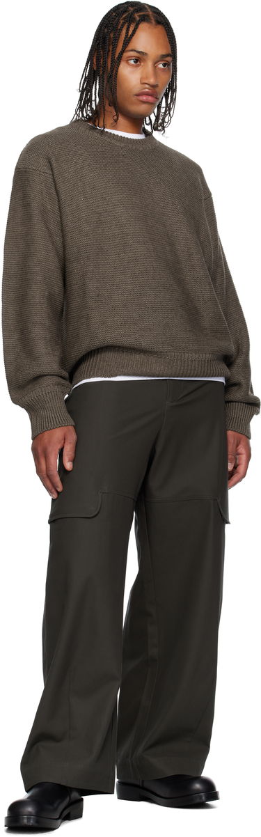 Пуловер sage NATION Sage Nation Mackenzie Knit Wool Sweater Кафяво | S064 MACKENZIE KNIT WOOL MUSHR, 3
