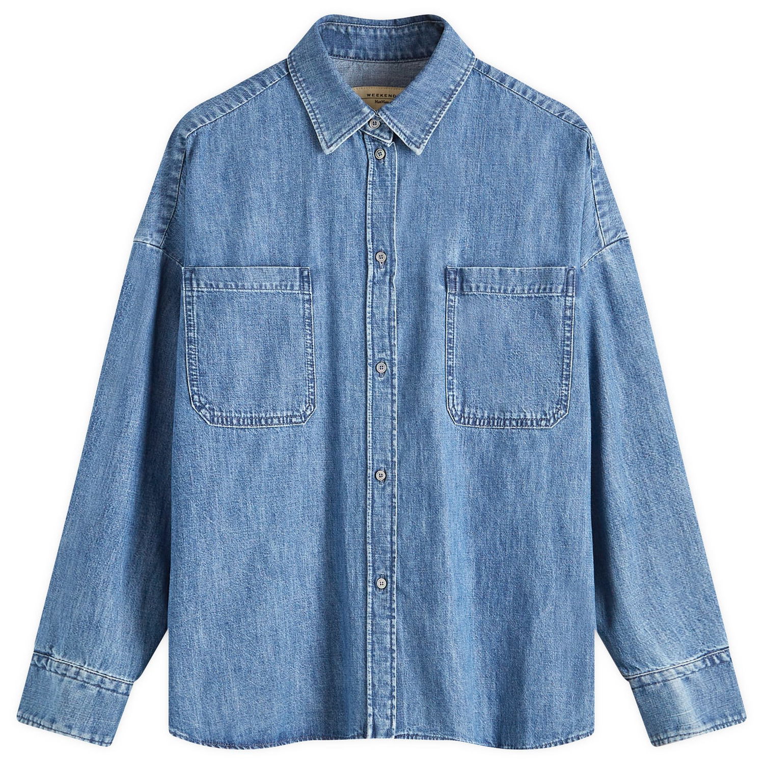 Риза Max Mara Weekend By Denim Shirt Синьо | 2425116042600-8, 1