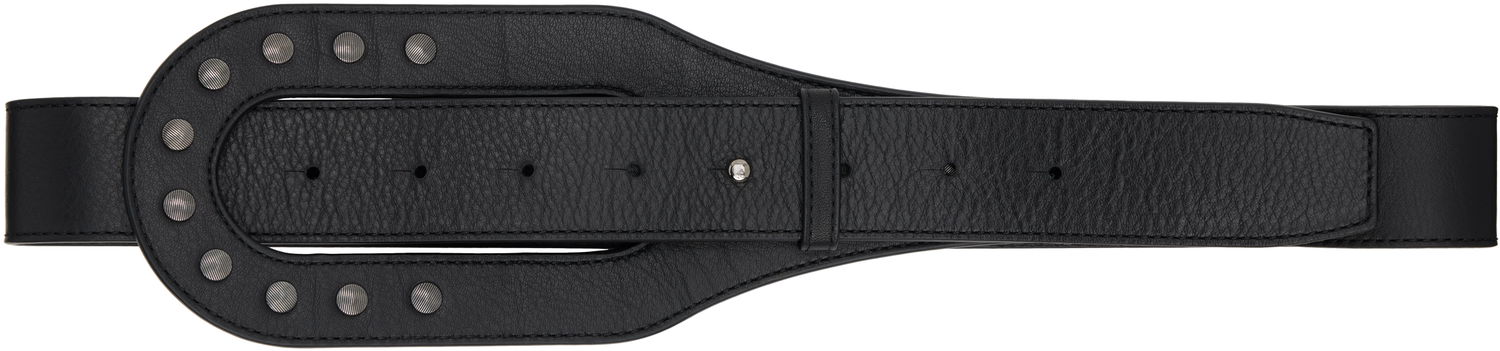 Колани KIKO KOSTADINOV Kiko Kostadinov Orvos Leather Belt Черно | KKAW25ACC04-124, 0