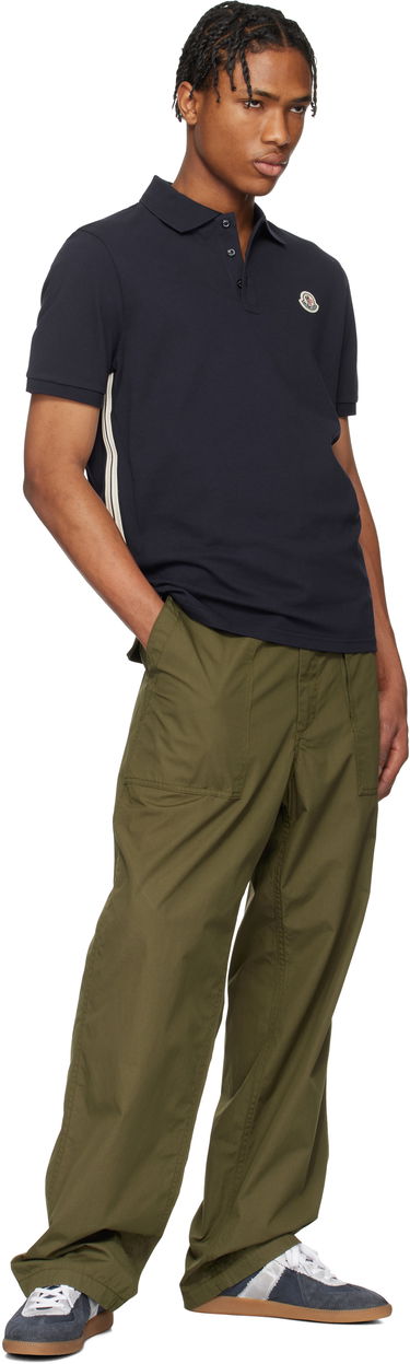Поло тениска Moncler Moncler Archivio Short Sleeve Polo Тъмно синьо | K10918A0002689A16, 3
