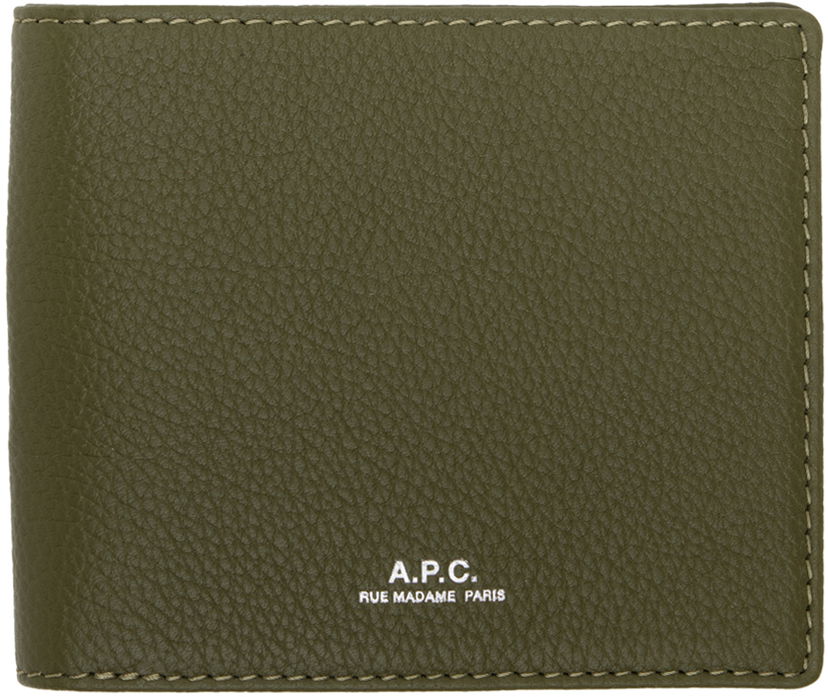 Портфейл A.P.C. Green Aly Wallet Зелено | PXBLH-H63153