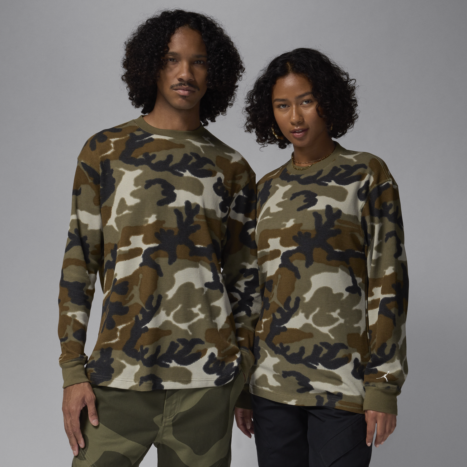 Тениска Jordan Jordan MVP Long Sleeve T-Shirt Camo Кафяво | FV7442-380, 0