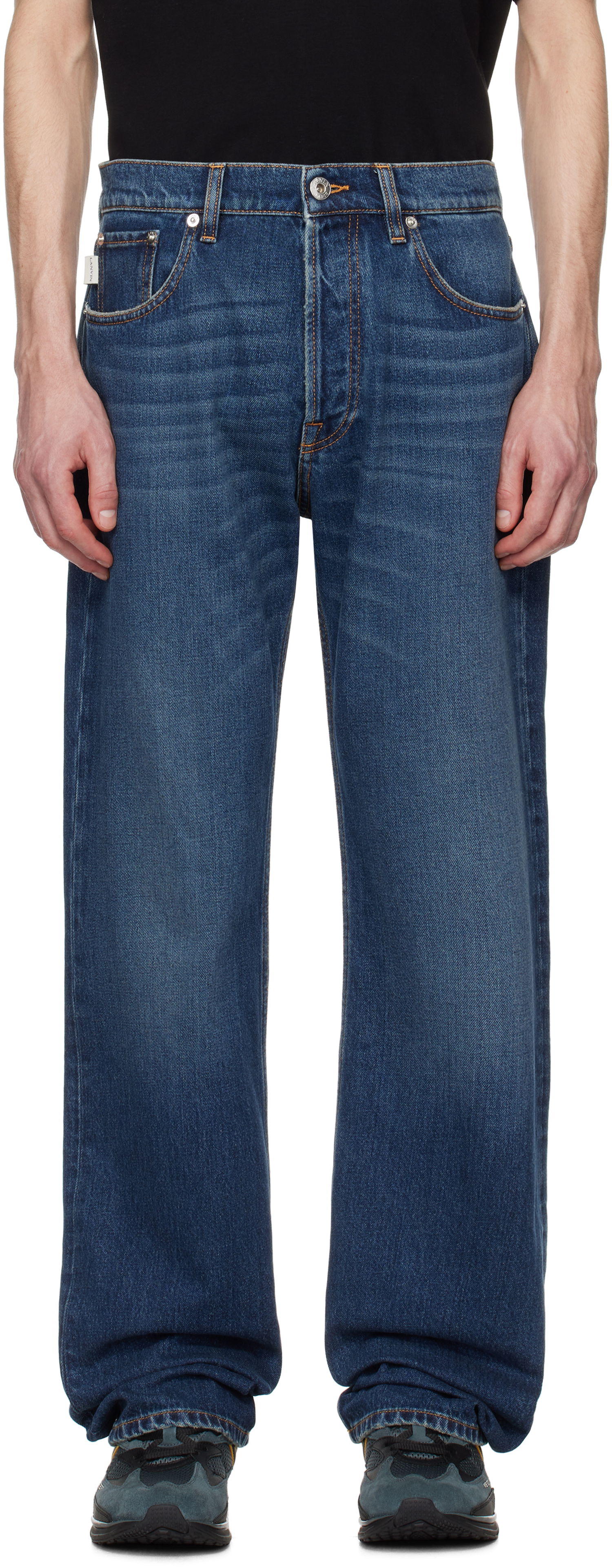 Дънки LANVIN Lanvin Straight-Leg Jeans Синьо | RM-TR0147-D086-P25, 0