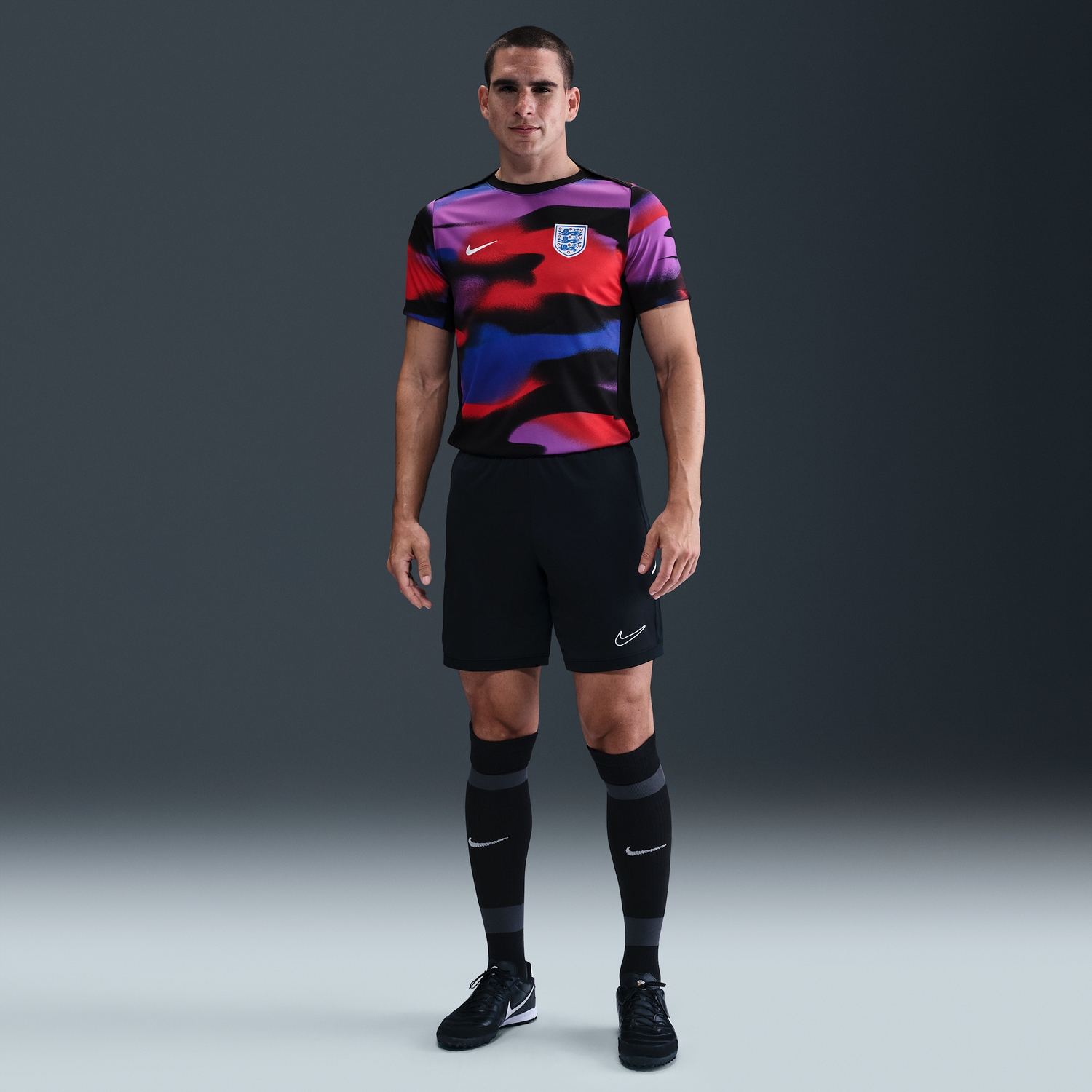 Фланелка Nike Dri-FIT England Academy Pro Pre-Match Short Sleeve Football Jersey Многоцветен | FZ9709-407, 1