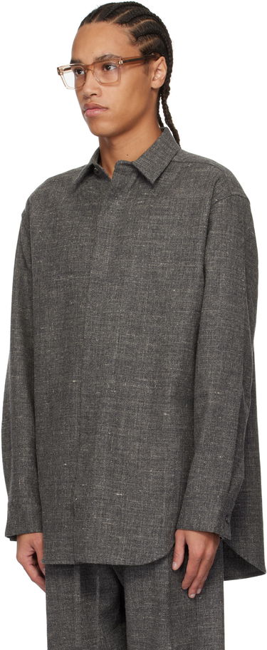 Комбинезон Fear of God Fear of God Button Up Tie-Waist Shirt Сиво | FGE250-501CWL, 3
