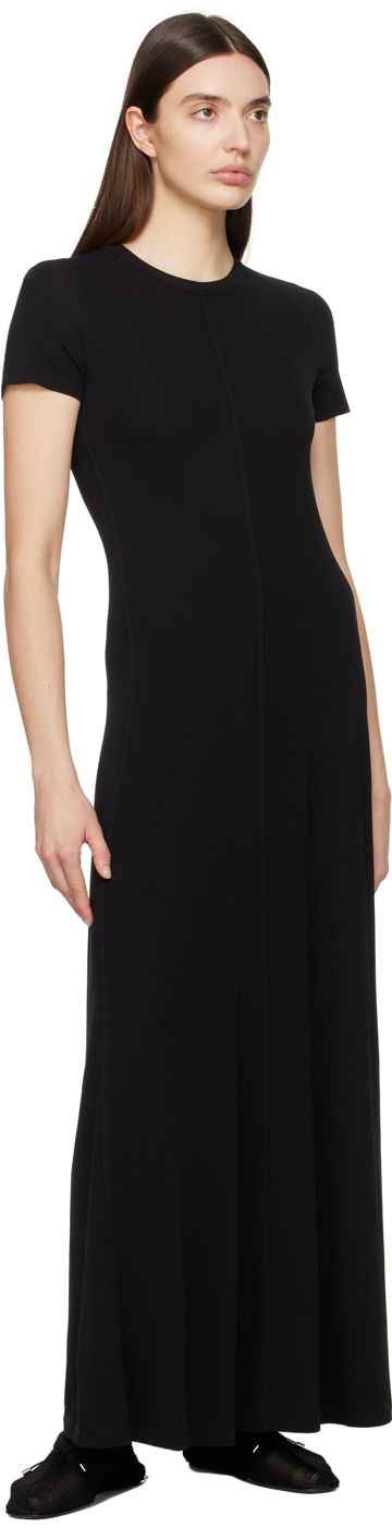 Pокля TOTEME TOTEME Fluid Maxi Dress Черно | 242-WRD1696-FB0162, 3