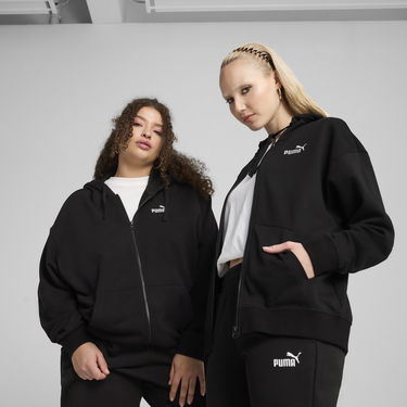 Суитчър Puma ESS Small No. 1 Logo Comfort Full Zip Hoodie Черно | 682410_01, 0
